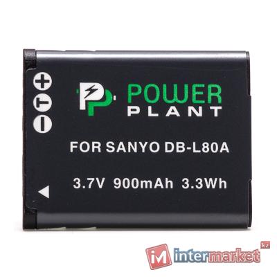 Аккумулятор PowerPlant Sanyo DB-L80, D-Li88 900mAh